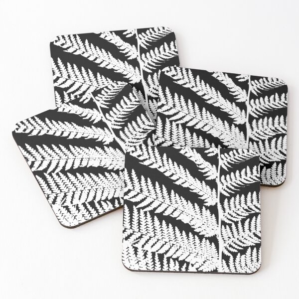 Item preview, Ferns, Monochrome Fern Plant designed and sold by badlydrawnbabe.