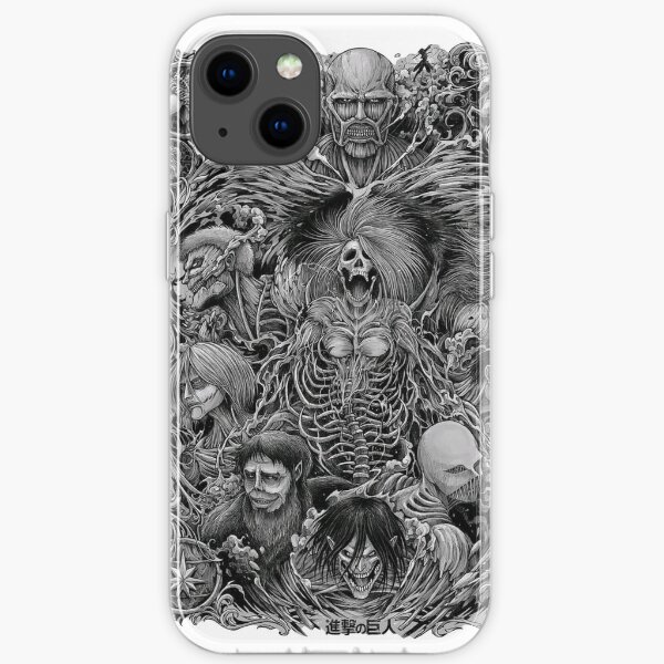 Attack on Titan season 4 the nine titans in one picture iPhone Soft Case