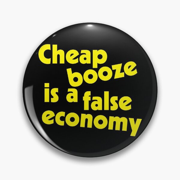 Item preview, Cheap Booze // Funny Christopher Hitchens Quote designed and sold by acquiesce13.