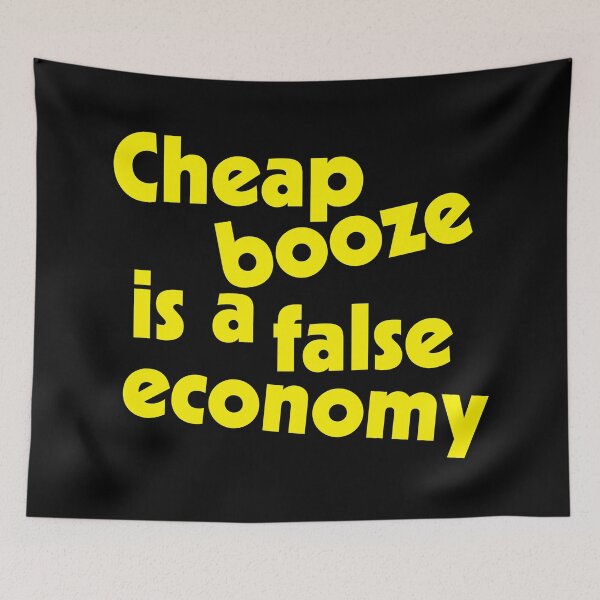 Item preview, Cheap Booze // Funny Christopher Hitchens Quote designed and sold by acquiesce13.