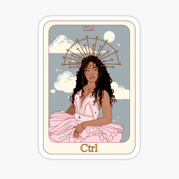 Item preview, Sza ctrl tarot card designed and sold by spicyydesigns.