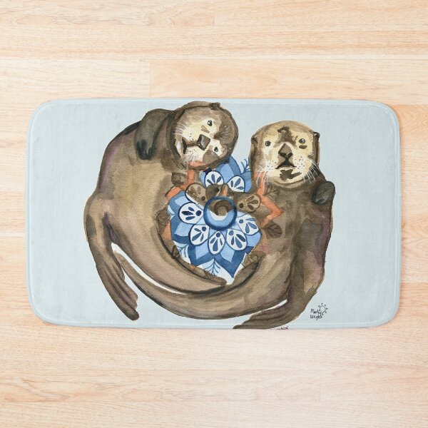 Item preview, Two Otters designed and sold by marleywrightart.