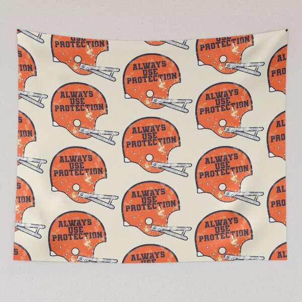 Item preview, Always Use Protection // Funny Football Helmet Joke designed and sold by acquiesce13.