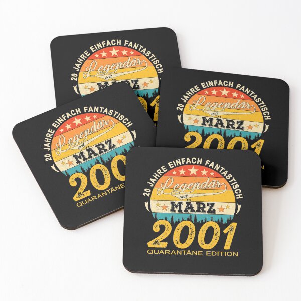 Item preview, 20th Birthday 20 Years Born In 2001 March designed and sold by Renergie.