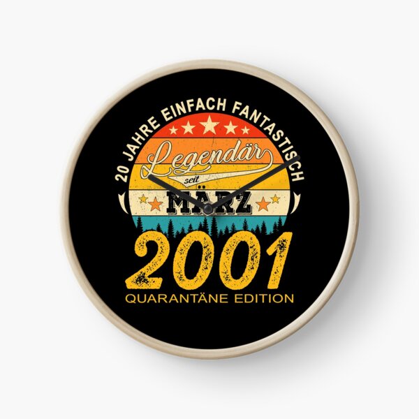 Item preview, 20th Birthday 20 Years Born In 2001 March designed and sold by Renergie.