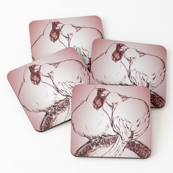 Item preview, Cardinal Love Digital Drawing designed and sold by BEDeuel.