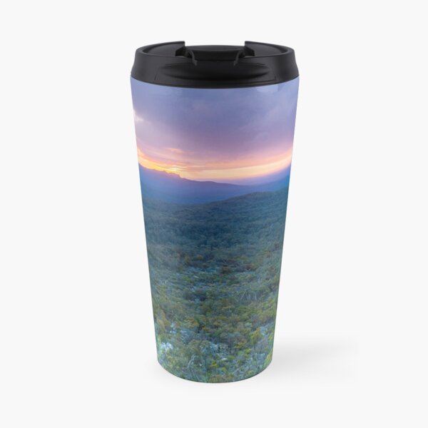 Grampians National Park - Sunset with a stormy sky Travel Mug