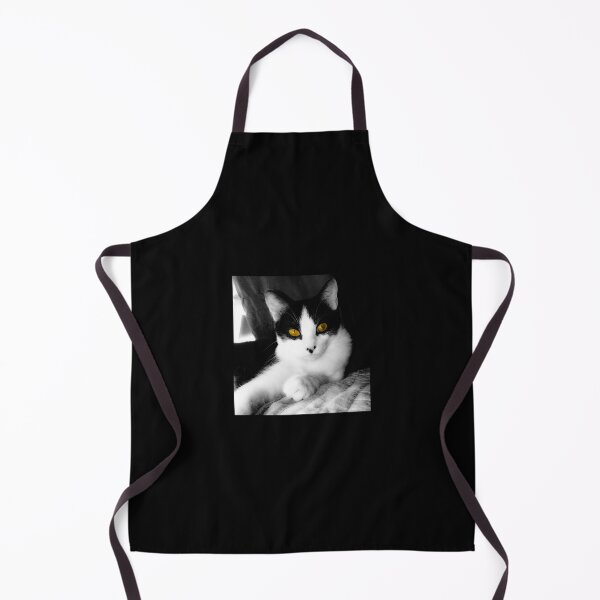 Item preview, Beautiful tuxedo cat with yellow eyes designed and sold by PandLcreations.