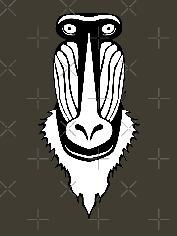 Mandrill Face by thedrumstick