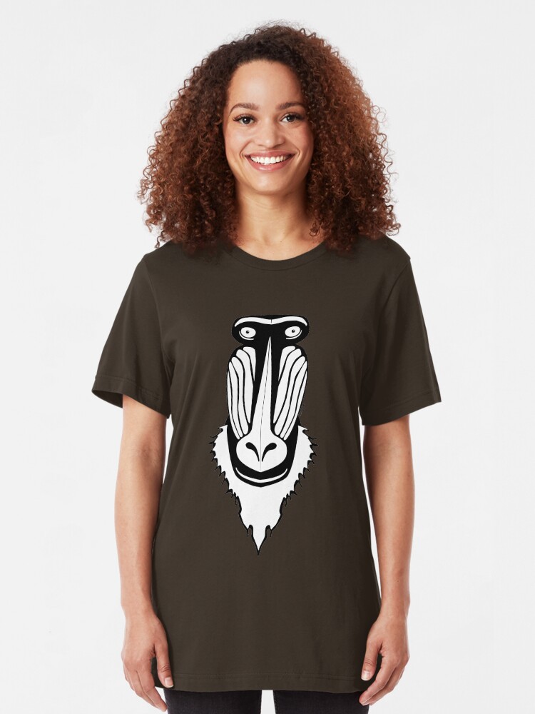 Alternate view of Mandrill Face Slim Fit T-Shirt