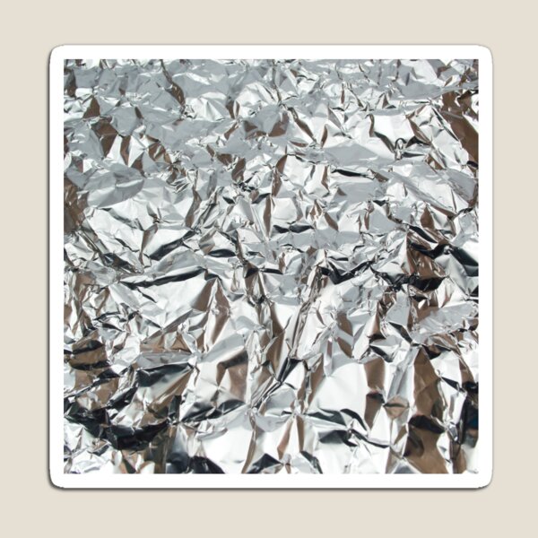 Wrinkled Aluminum Foil Magnet