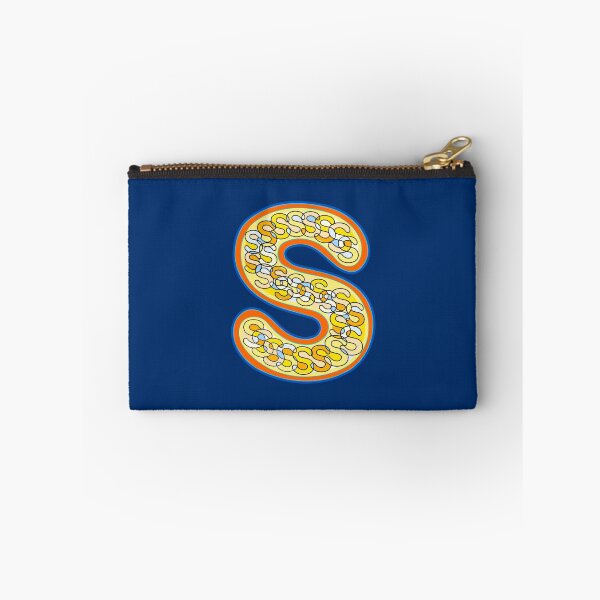 Item preview, Letter S (yellow and orange) designed and sold by artfulnotebook.
