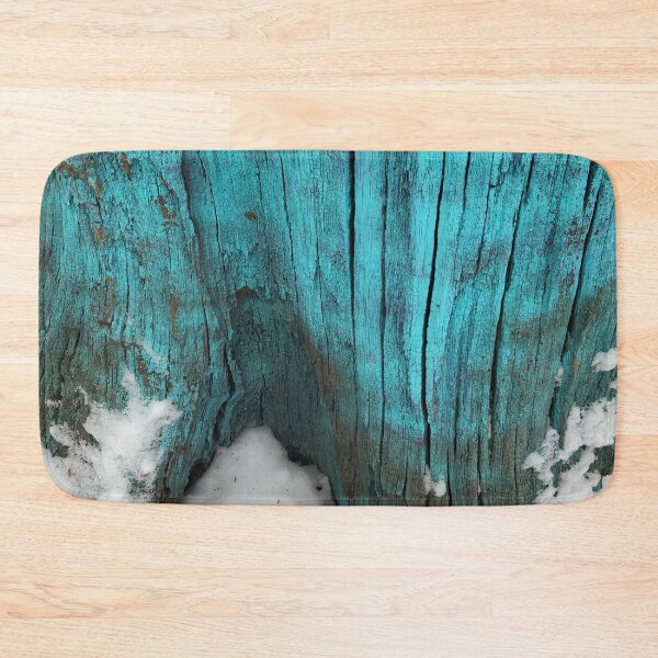 Item preview, Turquoise Wood trunk and snow background designed and sold by Marilena Strambu.