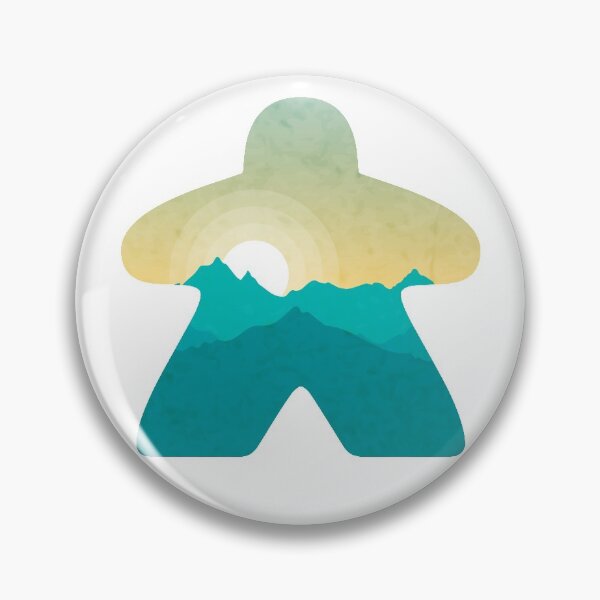 Item preview, Sunrise over the Mountain Tops Adventure Meeple Board Game Scene designed and sold by BeamGeeks.