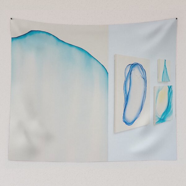 Item preview, Blue Artwork designed and sold by irideae.