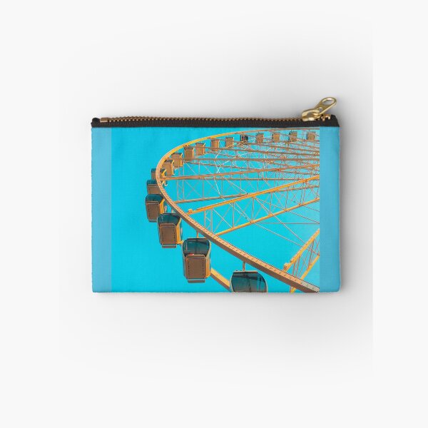 Item preview, Circus Ferris Wheel Teal Sky designed and sold by thegraypocket.