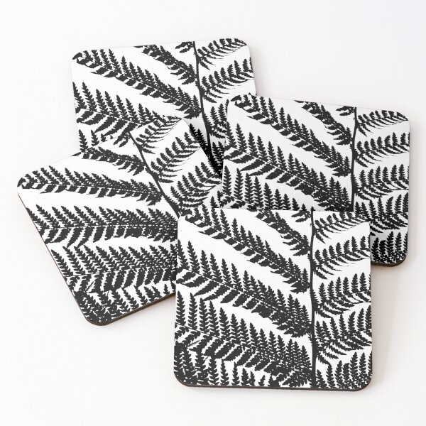 Item preview, Black And White Plant Artwork Fern designed and sold by badlydrawnbabe.