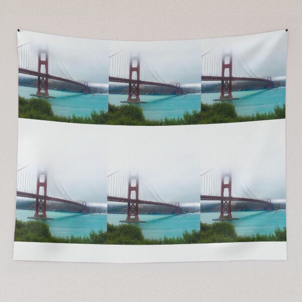 Item preview, Misty Cloudy Golden Gate designed and sold by thegraypocket.