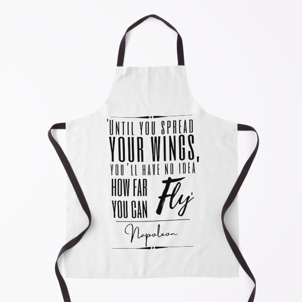 Item preview, Napoleon Bonaparte Inspirational Historical Quote- “Until you spread your wings, you’ll have no idea how far you can fly.” designed and sold by QuoteActually.