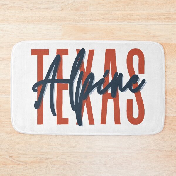 Item preview, Alpine Texas // Script Design // State Flag Colors designed and sold by KylieBeth Designs.