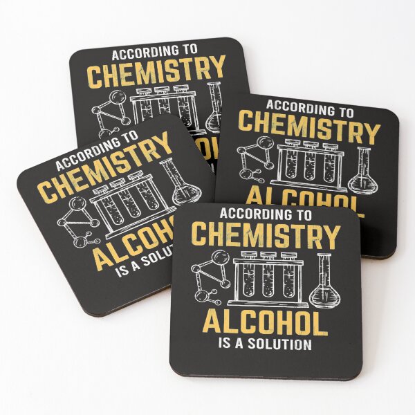 Item preview, Alcohol Is A Solution Chemistry Science Chemist designed and sold by KendraHenke.