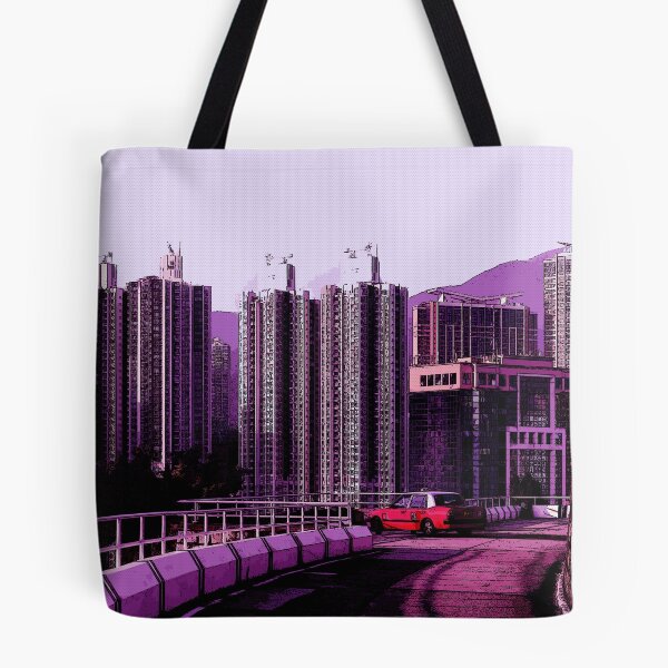 Item preview, Hong Kong red car comics vintage digital paint designed and sold by RazzArt.