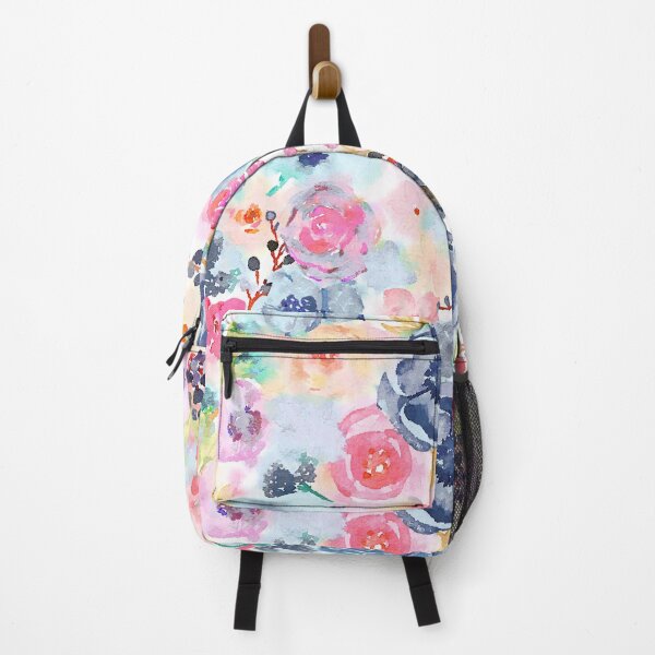Item preview, Watercolor Floral in Navy, Pink, & Blush designed and sold by The Artwerks.