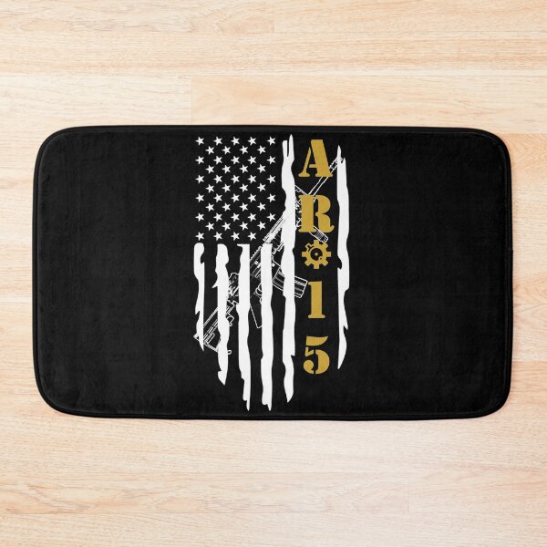 Item preview, AR-15 White Distressed American Flag Bolt Face designed and sold by Matt Ballinger.