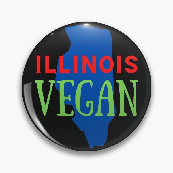 Item preview, Illinois Vegan designed and sold by kwbord.