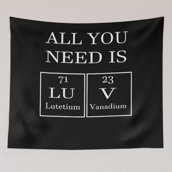 Item preview, All You Need Is Luv Periodic Elements Chemistry Valentine designed and sold by KendraHenke.