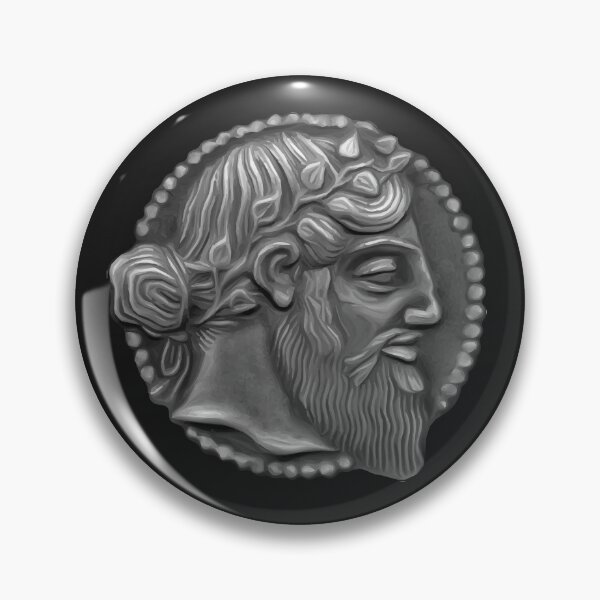 Item preview, portrait of Dionysus aka Bacchus , God of  winemaking and wine designed and sold by close-up.biz.