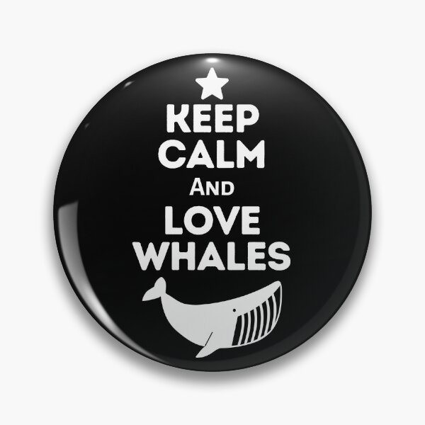 Item preview, Keep Calm And Love Whales designed and sold by StudioAquaLumos.