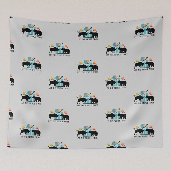 Item preview, Let the People Trade - Stock Market Trading designed and sold by Rhu Creations.