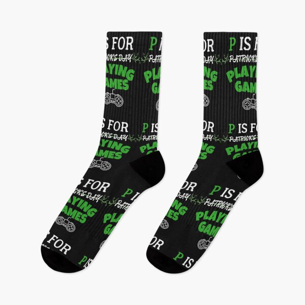 Item preview, P Is For Playing Games St Patricks Day designed and sold by PrintexDesigns.