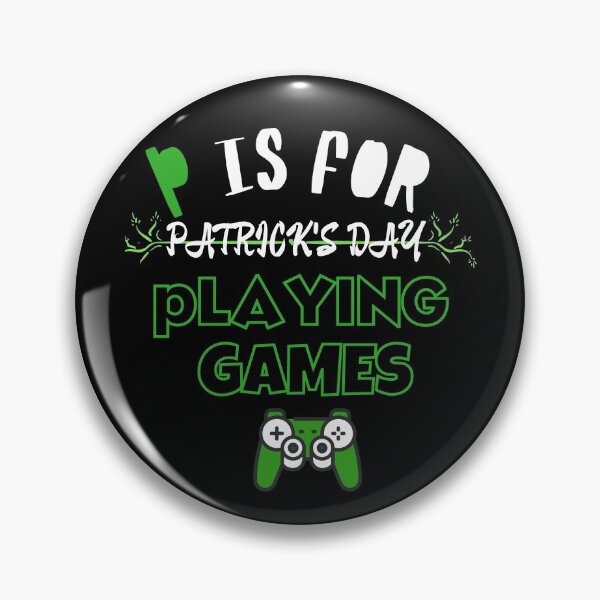 Artikelvorschau, P ist für das Spielen von Spielen St. Patricks Day entworfen und verkauft von PrintexDesigns.