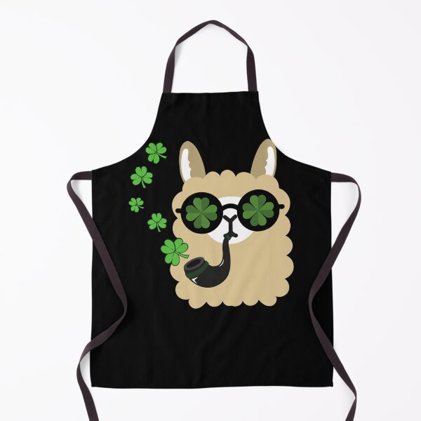 Item preview, Funny Llama with glasses shamrock st patrick's day designed and sold by piastrelli.
