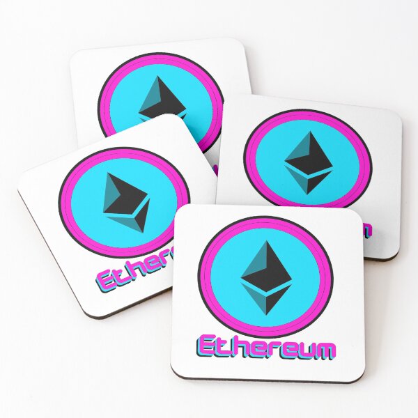 Item preview, Ethereum rosa / azul designed and sold by ColoCryptonaut.