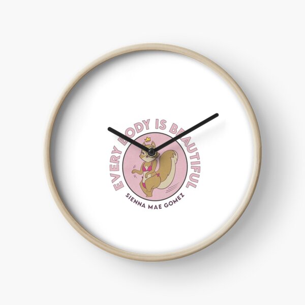 Sienna Mae Gomez Every Body Is Beautiful Clock