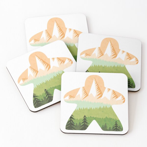 Item preview, Mountain Adventure Meeple Board Game Scene designed and sold by BeamGeeks.