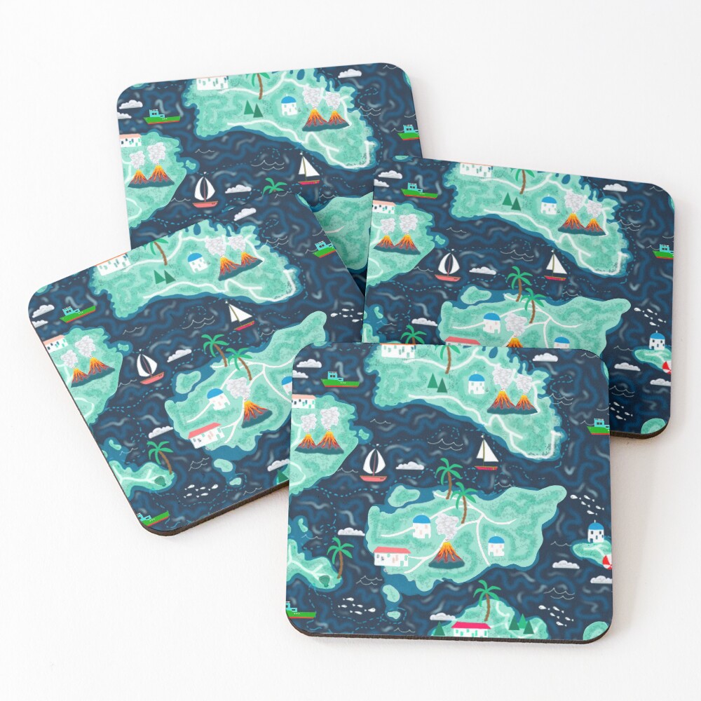 Item preview, Coasters (Set of 4) designed and sold by MarcSabuncu.