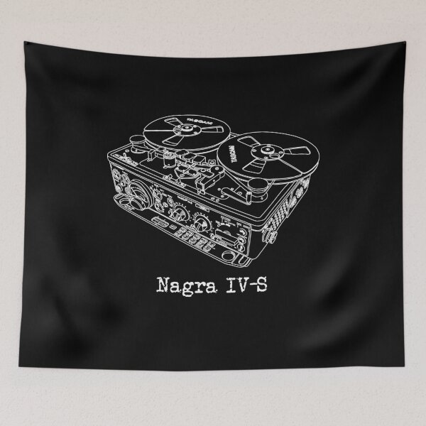 Item preview, NAGRA vintage line art audio recorder designed and sold by walrusindustrie.