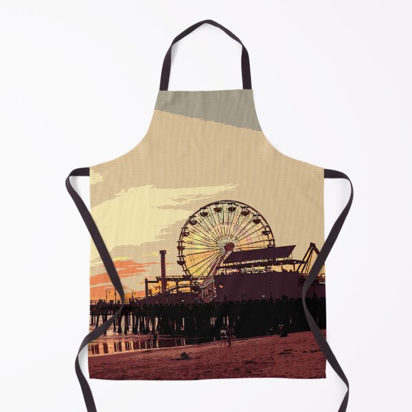 Item preview, California Beach Usa Santa Monica - Digital Painting - Pintura Digital - Digitale Zeichnung - Pittura Digitale designed and sold by RazzArt.