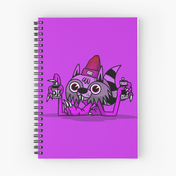 Item preview, Mapache de graffiti designed and sold by RedsStickerShop.