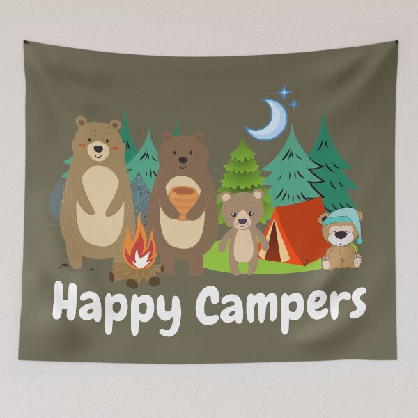 Item preview, Happy Campers designed and sold by 1wrld.