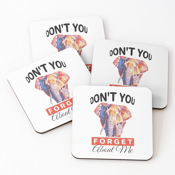 Item preview, Dont You Forget About Me Elephant designed and sold by aktiveaddict.