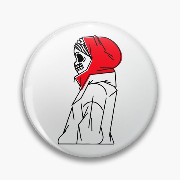 Item preview, Lonely Skeleton designed and sold by RedsStickerShop.
