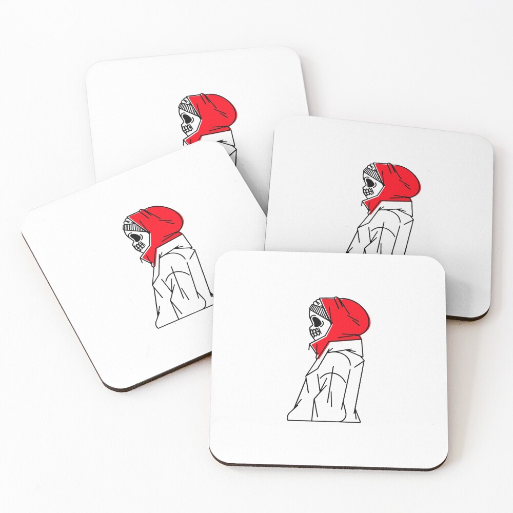 Item preview, Coasters (Set of 4) designed and sold by RedsStickerShop.
