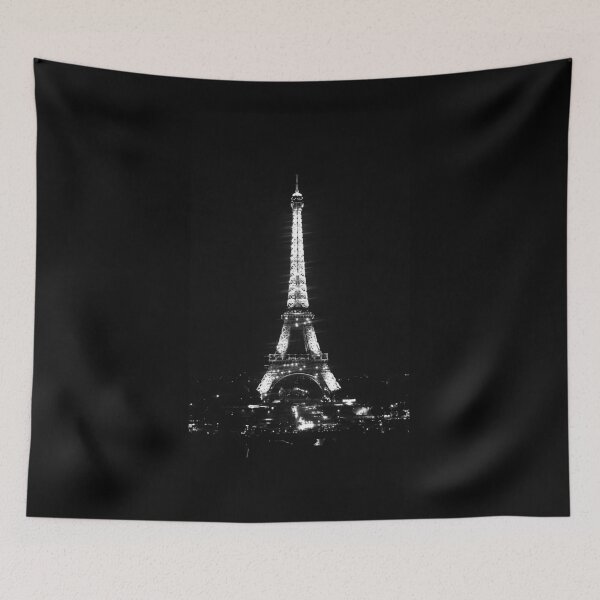 Item preview, Addicted to Paris Black and White Eiffel Lights designed and sold by thegraypocket.