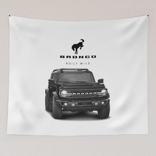 Item preview, Bronco and Logo - Shadow Black designed and sold by love-at1st-gear.