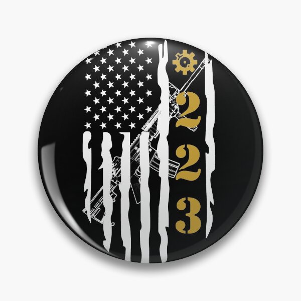 Item preview, AR15 223 Vector White Distressed American Flag designed and sold by Matt Ballinger.